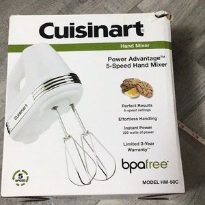 NIB cusinart hand mixer
